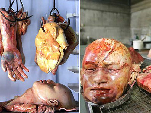 human body parts. who literally bakes human body parts from good-old-fashioned bread. I believe this picture describes it best: Further reading: Thai Artist Bakes Edible