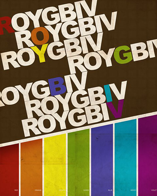 But if Milf can be a word so can Roygbiv